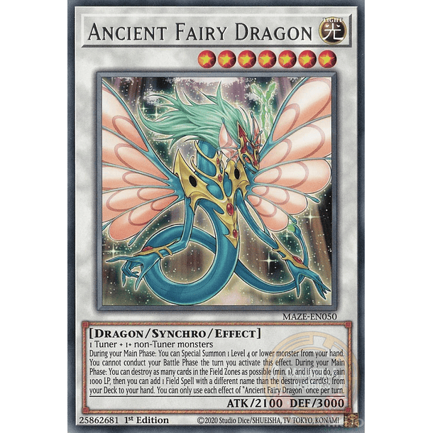 Ancient Fairy Dragon - MAZE-EN050 - Rare 