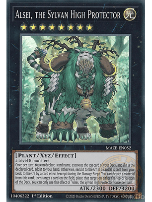 Alsei, the Sylvan High Protector - MAZE-EN052 - Super Rare 