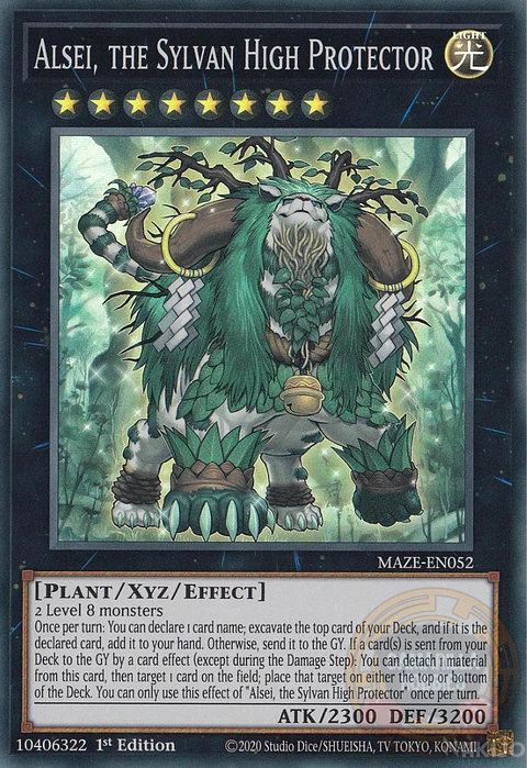 Alsei, the Sylvan High Protector - MAZE-EN052 - Super Rare 