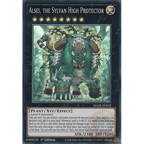 Alsei, the Sylvan High Protector - MAZE-EN052 - Super Rare 