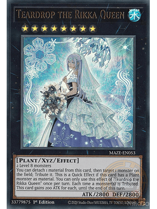 Teardrop the Rikka Queen - MAZE-EN053 - Ultra Rare 