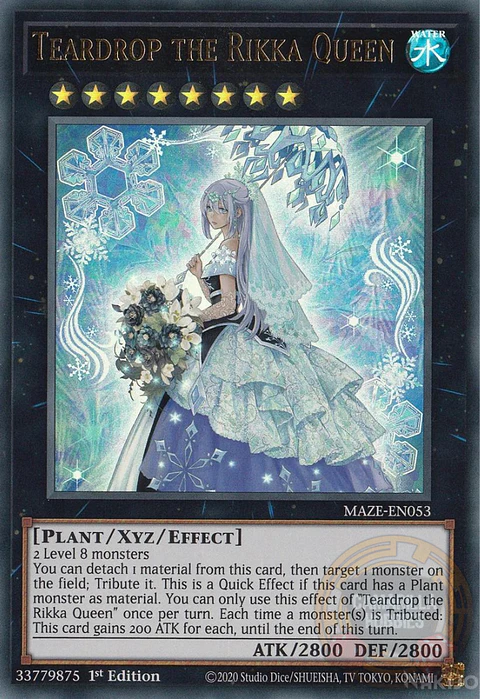 Teardrop the Rikka Queen - MAZE-EN053 - Ultra Rare 