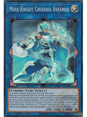 Mekk-Knight Crusadia Avramax - MAZE-EN054 - Super Rare 