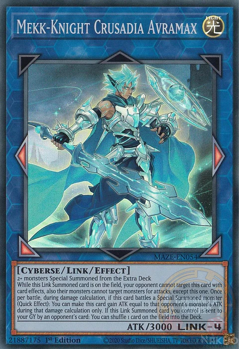 Mekk-Knight Crusadia Avramax - MAZE-EN054 - Super Rare 