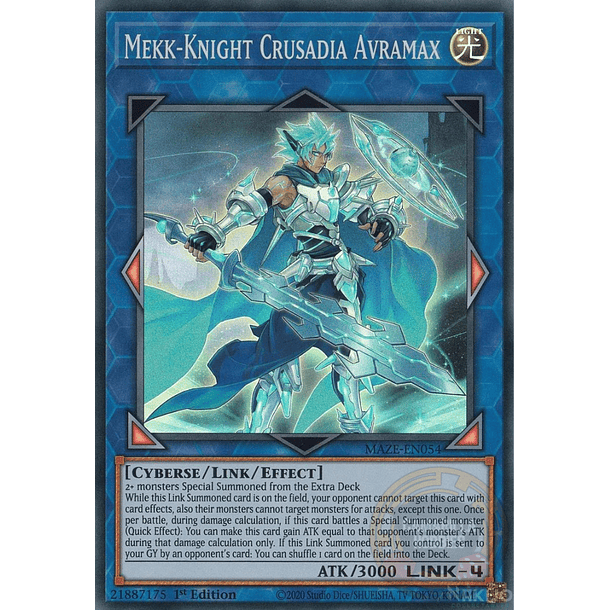 Mekk-Knight Crusadia Avramax - MAZE-EN054 - Super Rare 