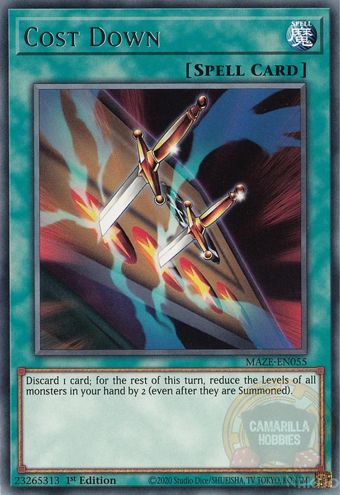 Cost Down - MAZE-EN055 - Rare 