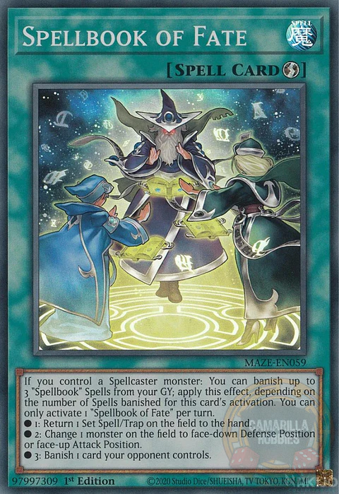 Spellbook of Fate - MAZE-EN059 - Super Rare 