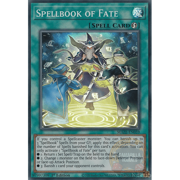 Spellbook of Fate - MAZE-EN059 - Super Rare 