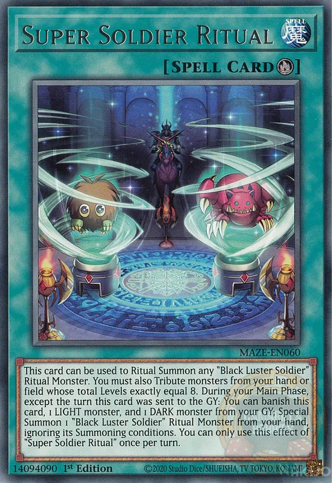 Super Soldier Ritual - MAZE-EN060 - Rare 