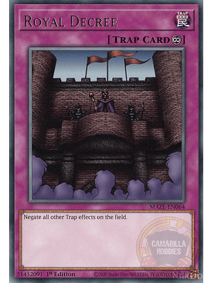 Royal Decree - MAZE-EN064 - Rare 