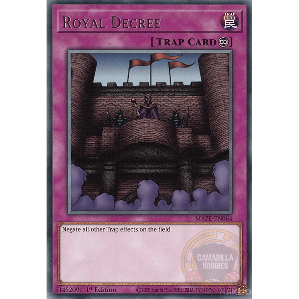 Royal Decree - MAZE-EN064 - Rare 
