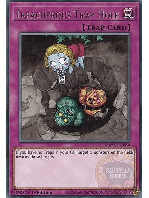 Treacherous Trap Hole - MAZE-EN066 - Rare 