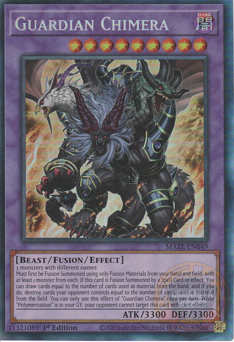 Guardian Chimera - MAZE-EN049 - Collector Rare