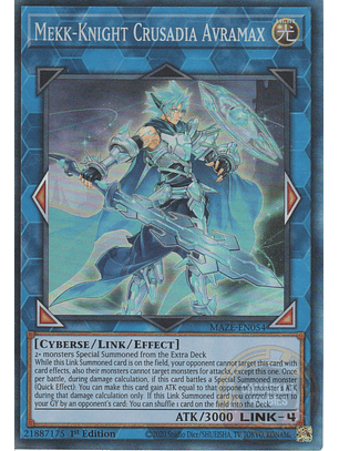 Mekk-Knight Crusadia Avramax - MAZE-EN054 - Collector Rare