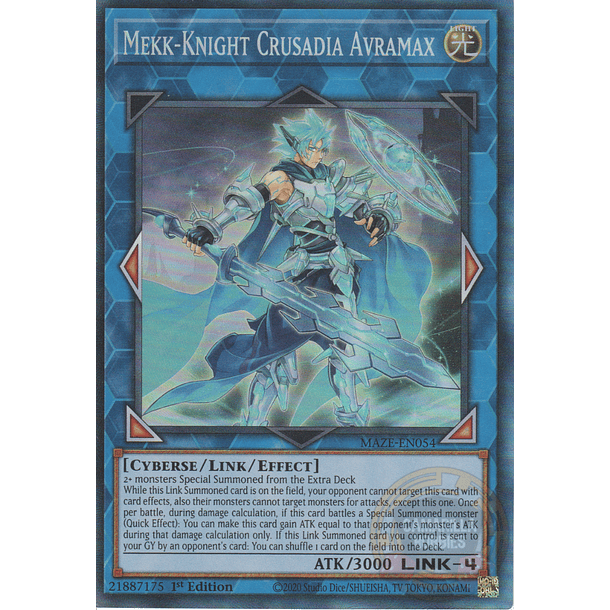 Mekk-Knight Crusadia Avramax - MAZE-EN054 - Collector Rare