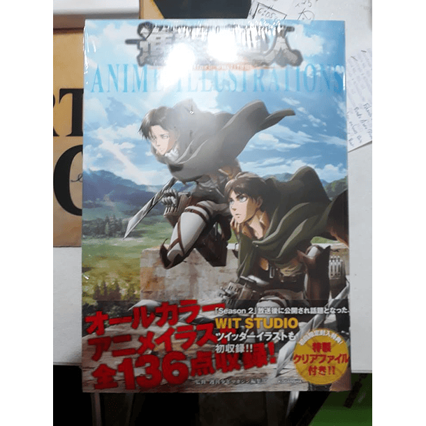 Anime Artbook - Attack on Titan  Anime Ilustrations (Japones)