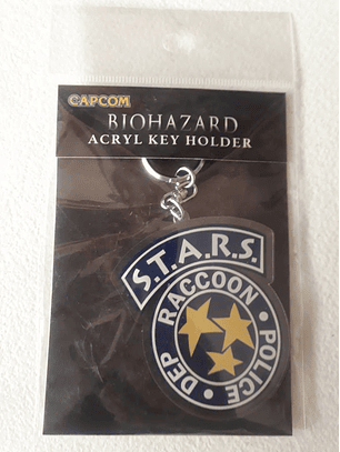 Llavero Acrilico - S.T.A.R.S Resident Evil - Importado Japones
