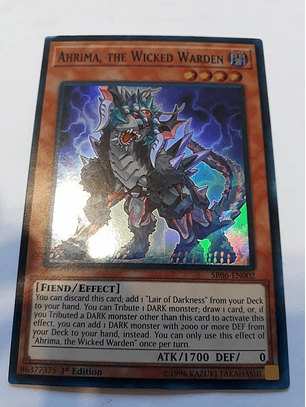 Ahrima, the Wicked Warden - SR06-EN002 - Super Rare