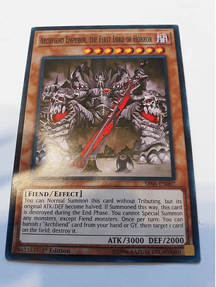 Archfiend Emperor, the First Lord of Horror - SR06-EN007 - Common