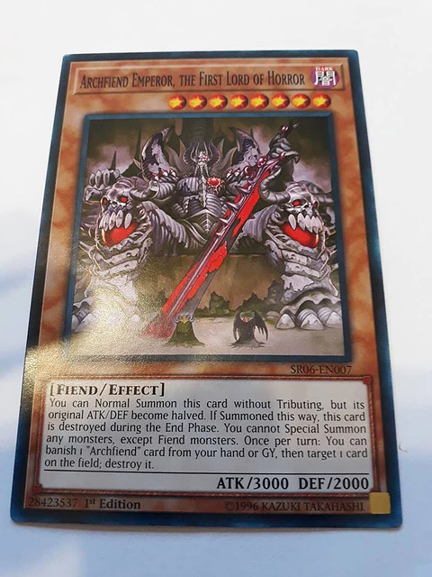 Archfiend Emperor, the First Lord of Horror - SR06-EN007 - Common