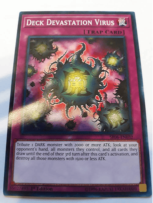 Deck Devastation Virus - SR06-EN032 - Common