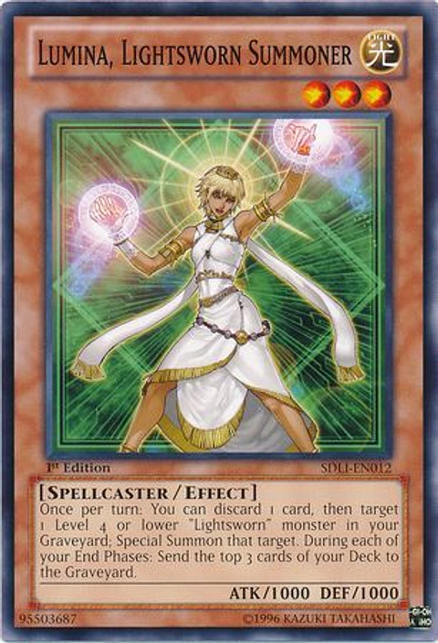 Lumina, Lightsworn Summoner - SDLI-EN012 - Common 1st Edition