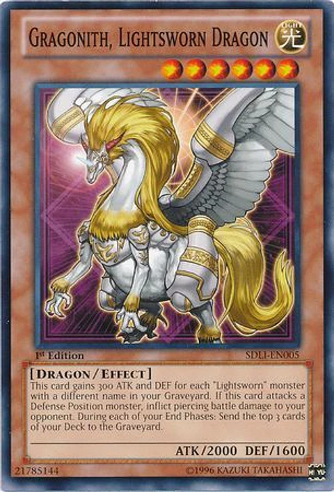 Gragonith, Lightsworn Dragon - SDLI-EN005 - Common 