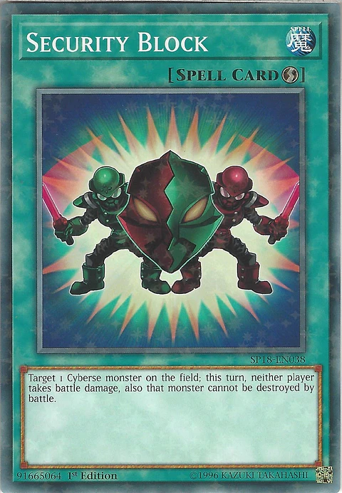Security Block - SP18-EN038 - Starfoil Rare