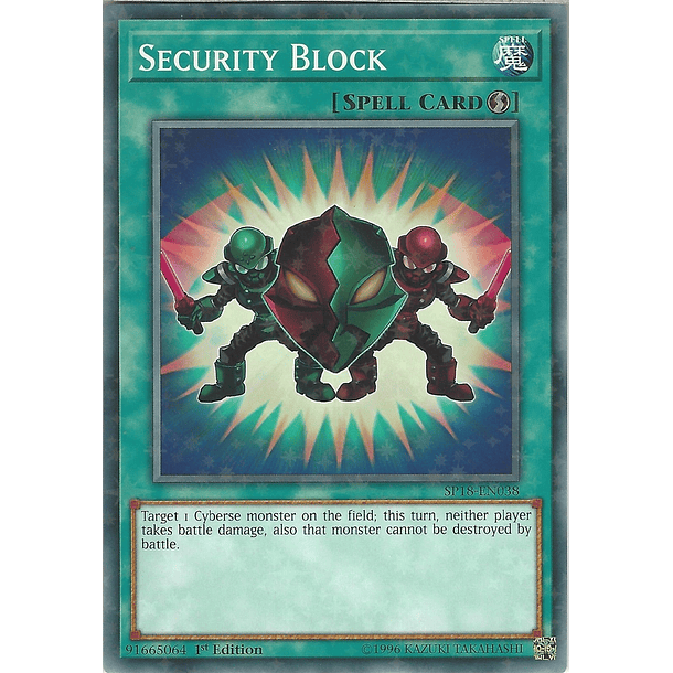 Security Block - SP18-EN038 - Starfoil Rare