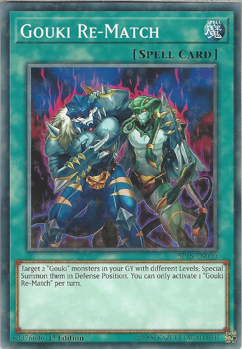 Gouki Re-match - SP18-EN039 - Starfoil Rare 