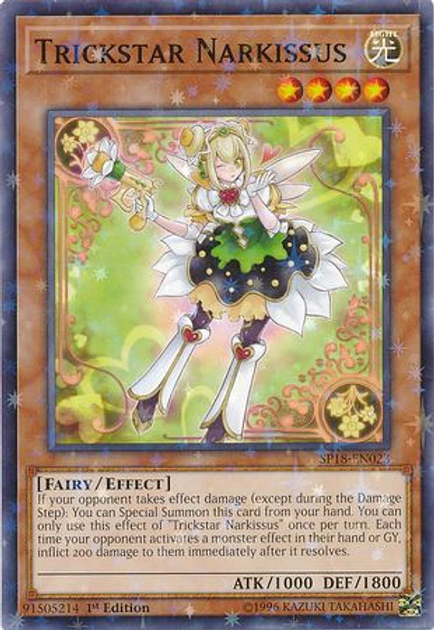 Trickstar Narkissus - SP18-EN023 - Starfoil Rare 