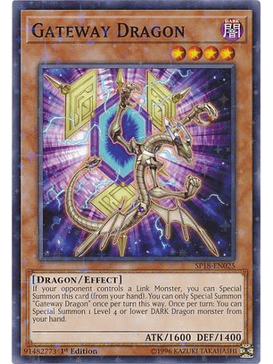 Gateway Dragon - SP18-EN025 - Starfoil Rare
