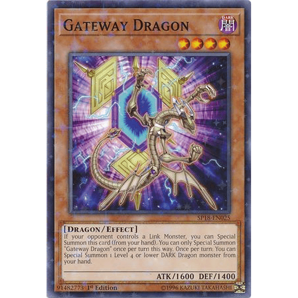 Gateway Dragon - SP18-EN025 - Starfoil Rare
