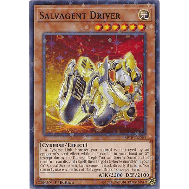 Salvagent Driver - SP18-EN004 - Starfoil Rare