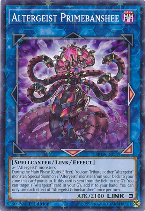 Altergeust Primebanshee - SP18-EN037 - Starfoil Rare