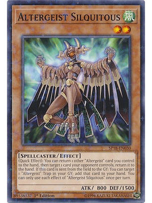 Altergeist Silquitous - SP18-EN030 - Starfoil Rare