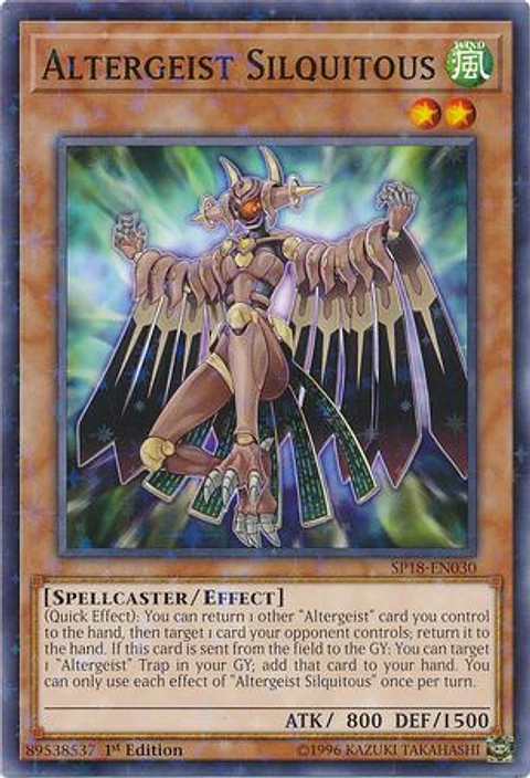 Altergeist Silquitous - SP18-EN030 - Starfoil Rare