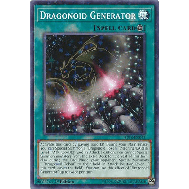 Dragonoid Generator - SP18-EN041 - Starfoil Rare