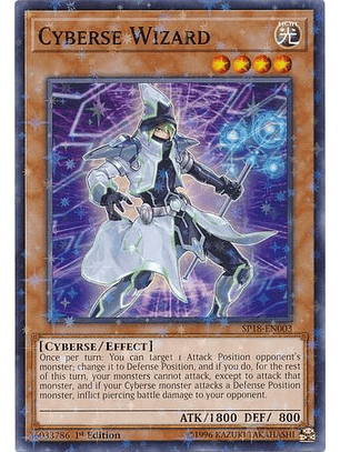 Cyberse Wizard - SP18-EN003 - Starfoil Rare