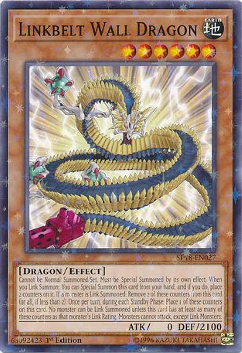 Linkbelt Wall Dragon - SP18-EN027 - Starfoil Rare