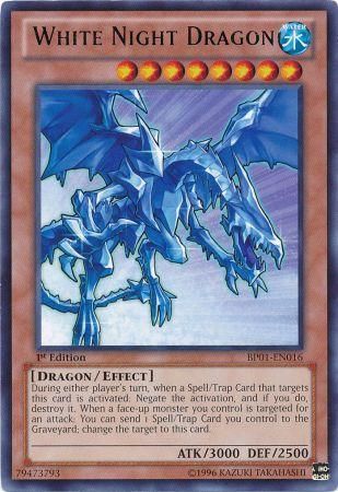 White Night Dragon - BP01-EN016 - Rare  1