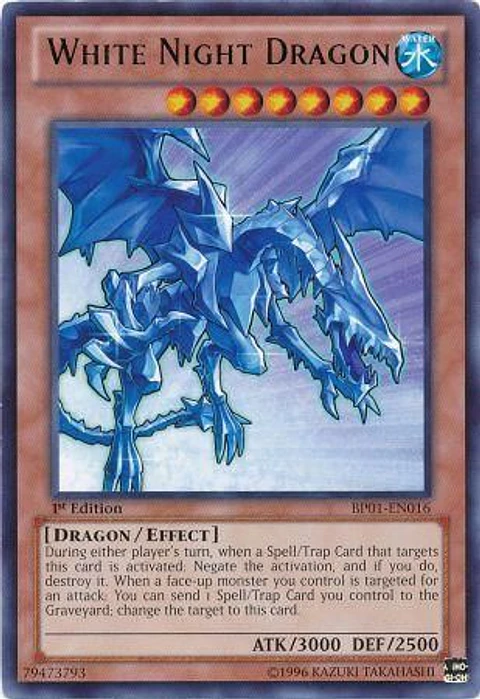 White Night Dragon - BP01-EN016 - Rare 