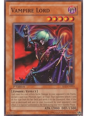 Vampire Lord - SD2-EN003 - Common (jugada)