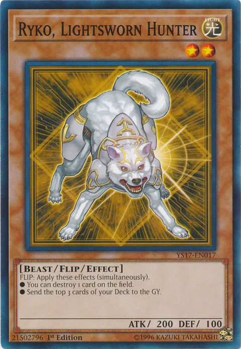 Ryko, Lightsworn Hunter - YS17-EN017 - Common