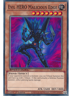 Evil HERO Malicious Edge - SGX3-ENA01 - Common