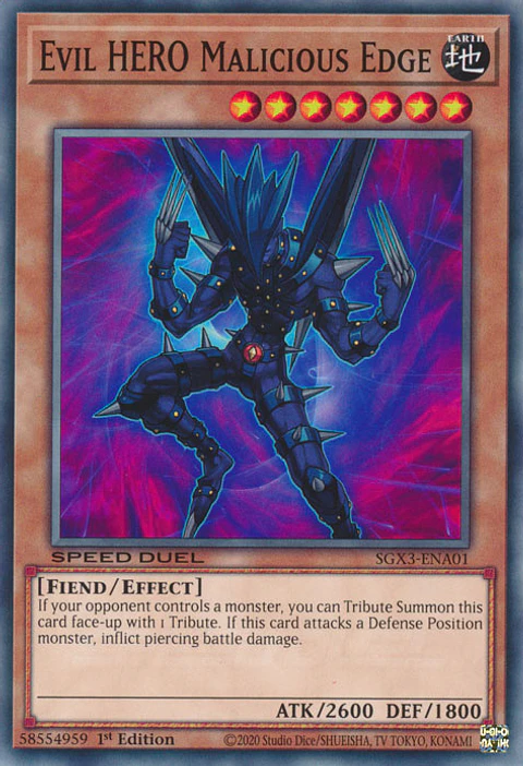 Evil HERO Malicious Edge - SGX3-ENA01 - Common