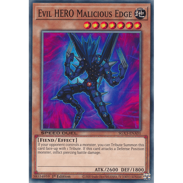 Evil HERO Malicious Edge - SGX3-ENA01 - Common