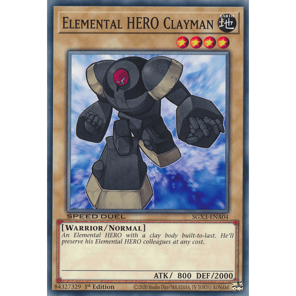 Elemental HERO Clayman - SGX3-ENA04 - Common