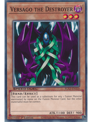 Versago the Destroyer - SGX3-ENA10 - Common