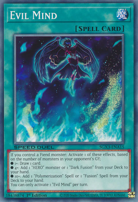 Evil Mind - SGX3-ENA15 - Common